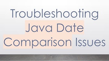 Troubleshooting Java Date Comparison Issues