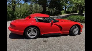 1992 Dodge Viper #179 of 285 Produced!! Test Drive and Walkaround