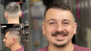 Medium Skin Fade Haircut Barber Tutorial