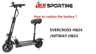 How to replace the battery for HITWAY/ EVERCROSS HB24