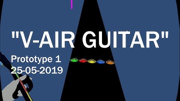 V-Air Guitar (first prototype) - Hit Me With Your Best Shot