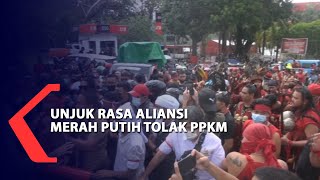 Unjuk Rasa Aliansi Merah Putih Tolak PPKM