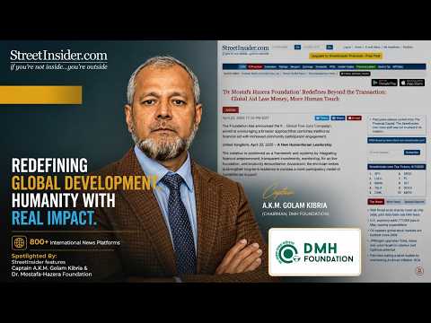 StreetInsider Recognizes DMH Foundation’s Innovative Path Toward Community-Driven Humanity