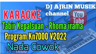 Rhoma Irama - Tabir Kepalsuan [ Karaoke Kn7000 ] Nada Cowok Standart