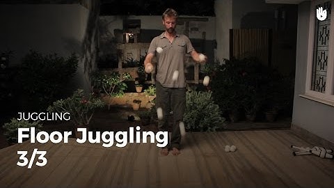 Learn how to practice floor juggling - Part 3-3 - Master the double rebound