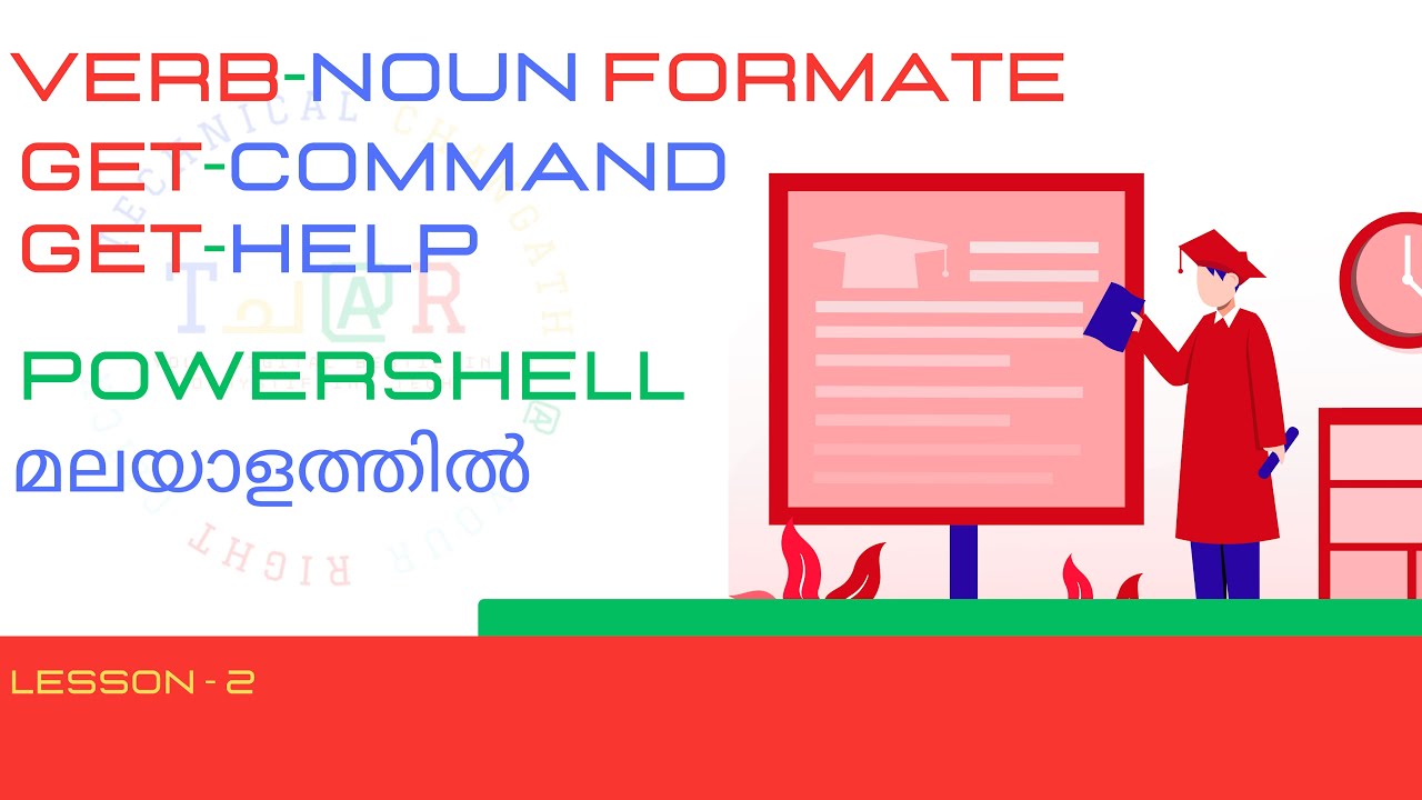 PowerShell Malayalam Tutorial #2: Verb-Noun Basics + Get-Command, Get ...