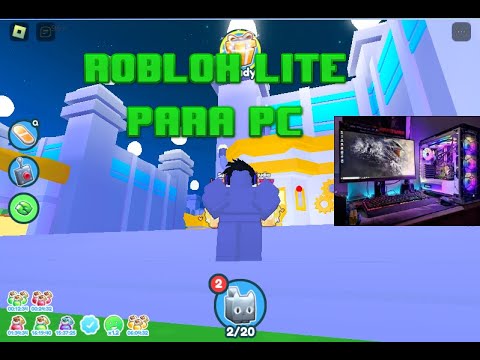 ROBLOX LITE PARA PC FRACO ✓ RODA EM QUALQUER COMPUTADOR FRACO SEM ERROS!  (FPS+ DESEMPENHO NO ULTRA) 