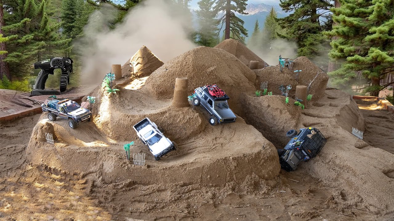 RC Off-Road Crawlers Conquer Extreme Desert Mountain | Epic Mini 4x4 Adventure