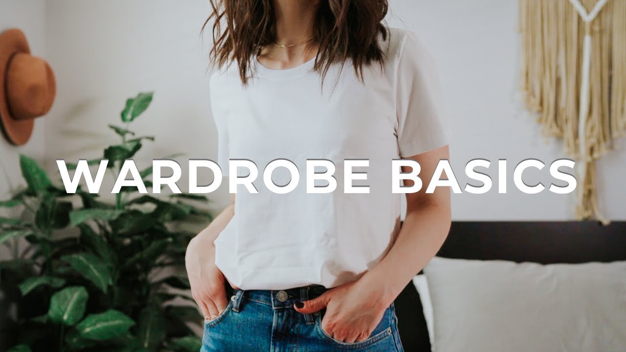 STYLING MY KEY WARDROBE ESSENTIALS minimalist wardrobe basics AD YouTube
