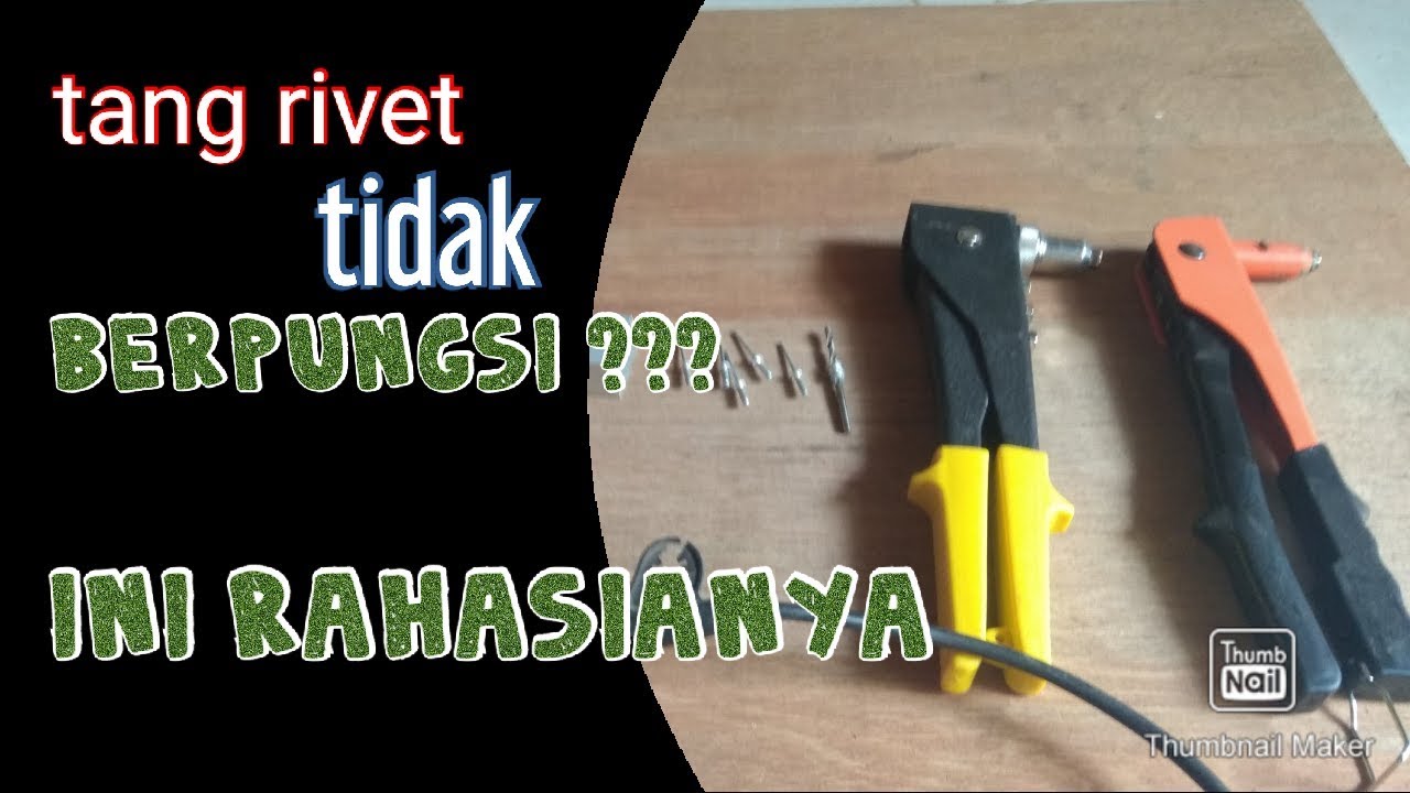 Cara perbaiki tang rivet rusak