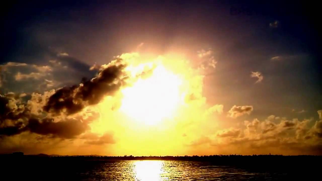 Awesome Time Lapse Video of Ocean Sunrise to Sunset 1080p