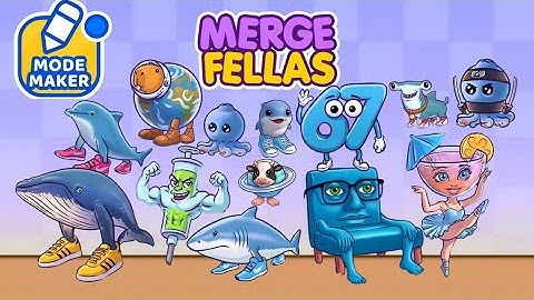 Merge Fellas Italian Blue Brainrot Gameplay Walkthrough Reaching Max Level New Update Mode Maker