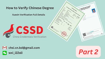 How to Verify Chinese Degree Certificate !!  CHSI Verification || Part 2 !!