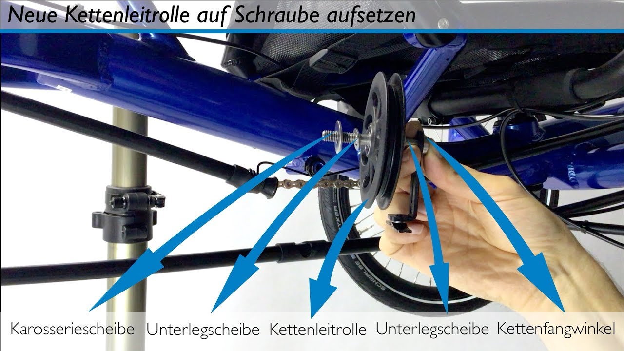 HP Velotechnik Workshop #6: Austausch der Kettenleitrolle
