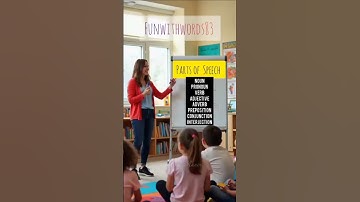 Exploring EXCITING Parts of Speech for Grade 1 Kids! #forkids #shortsfeed