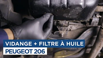 Quand faire la vidange d'une 206 1.4 HDI ?