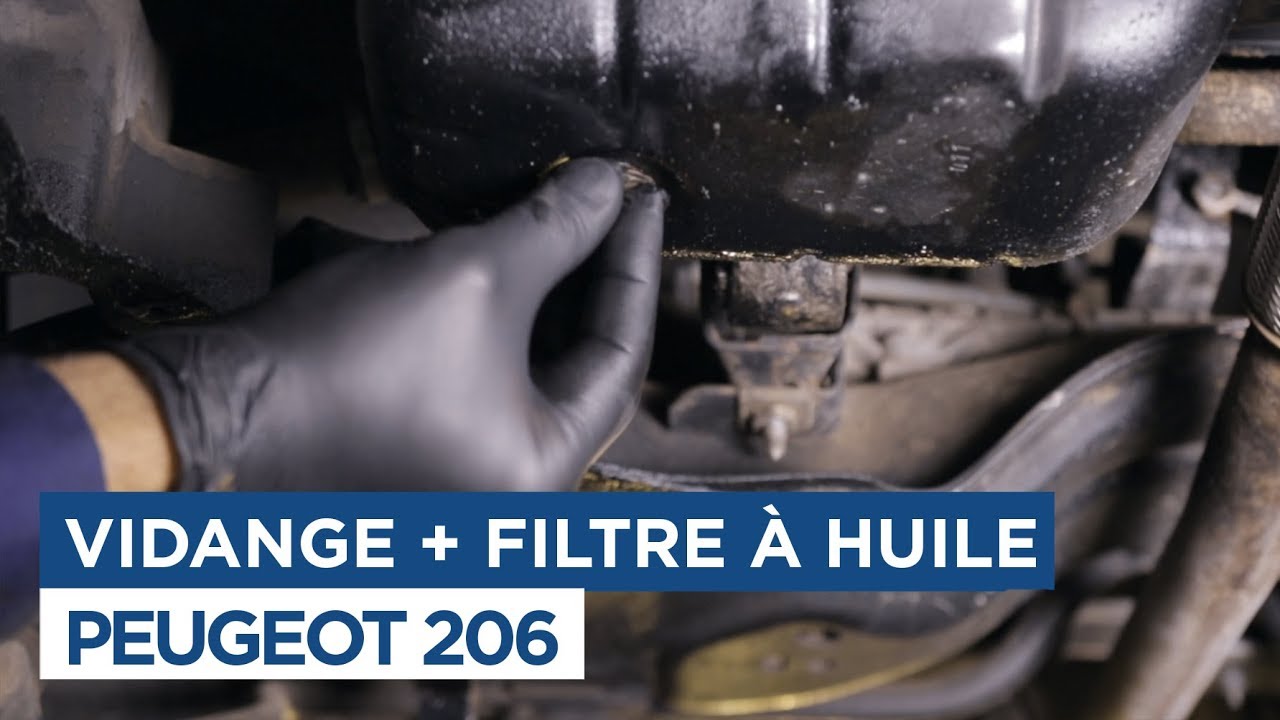 Comment Faire La Vidange Peugeot 206 1 4hdi Youtube