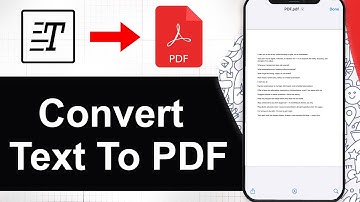 How To Convert Text To PDF in Mobile (Step By Step)