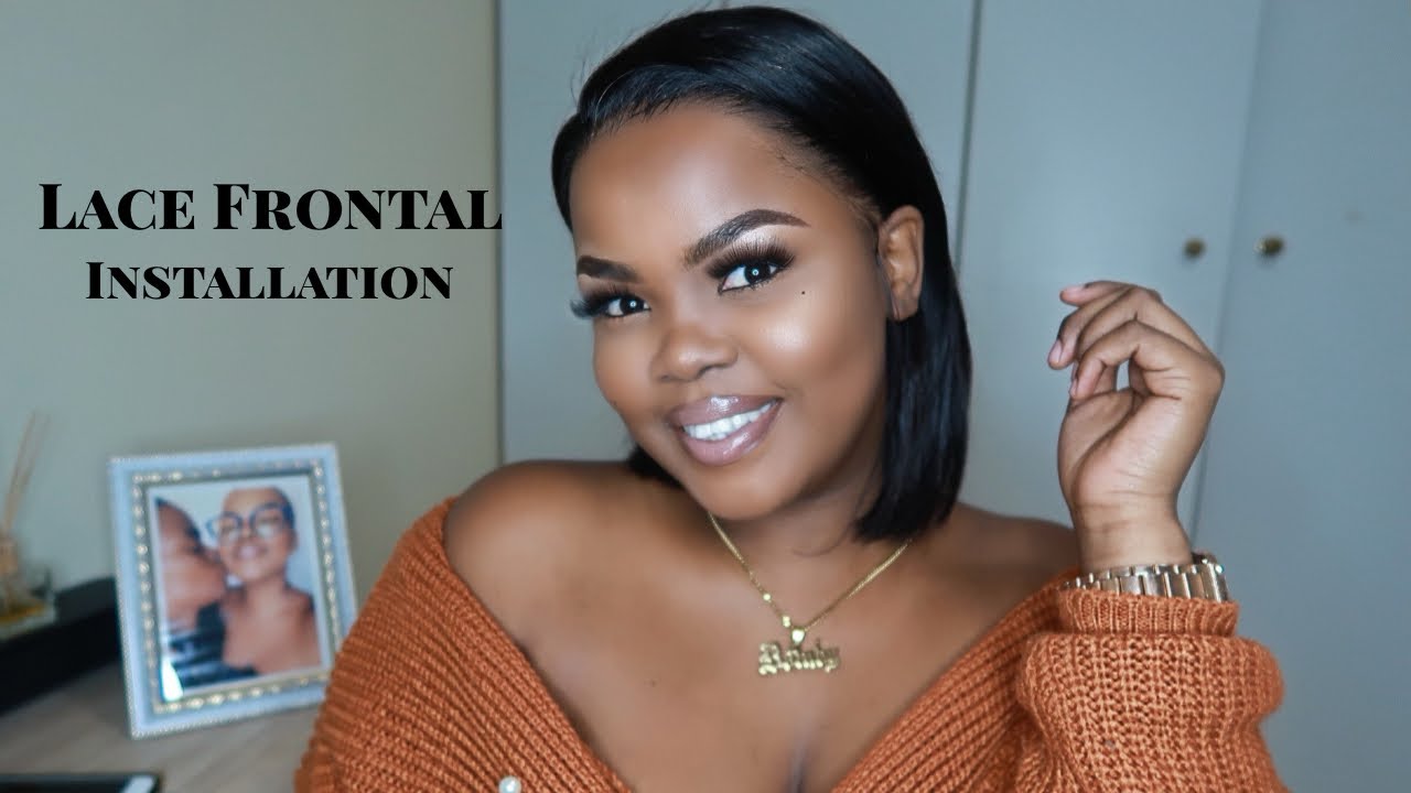 My first lace frontal wig installation ft Dolce Looks Hair | Mbali Nyoka