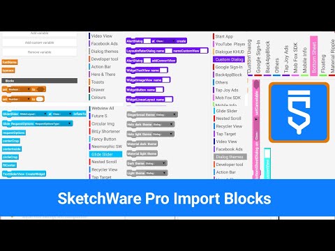 How To Import Sketchware Pro Blocks | Get All Latest Sketchware Pro Blocks