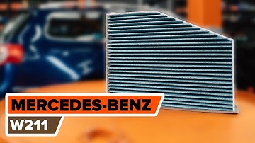 How to change pollen filter on MERCEDES-BENZ W211 E-Class [TUTORIAL AUTODOC]