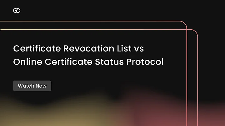 CRL vs OCSP - Difference Between CRL and OCSP | Encryption Consulting