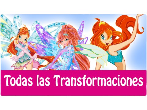 Winx Club - Todas Las Transformaciónes de Bloom! Español Latino