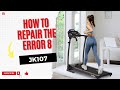 Redliro Foldable Treadmill JK107 | How to Repair the Error 8