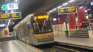 STIB Tram 4 Trajet entre Gare du Nord et Gare du Midi dans un Tram T4000 (4068)