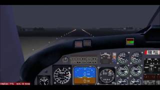 Beechcraft 1900D landing at EGHH
