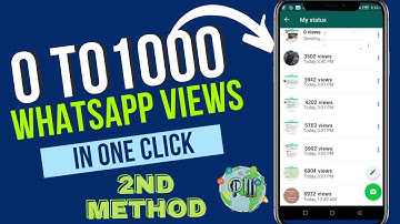 How to get 1000 status views on Whatsapp || 2nd Method