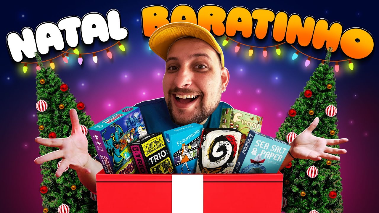 20 JOGOS de tabuleiro BARATINHOS para dar de NATAL  -  🔥 PARTE 1 🔥