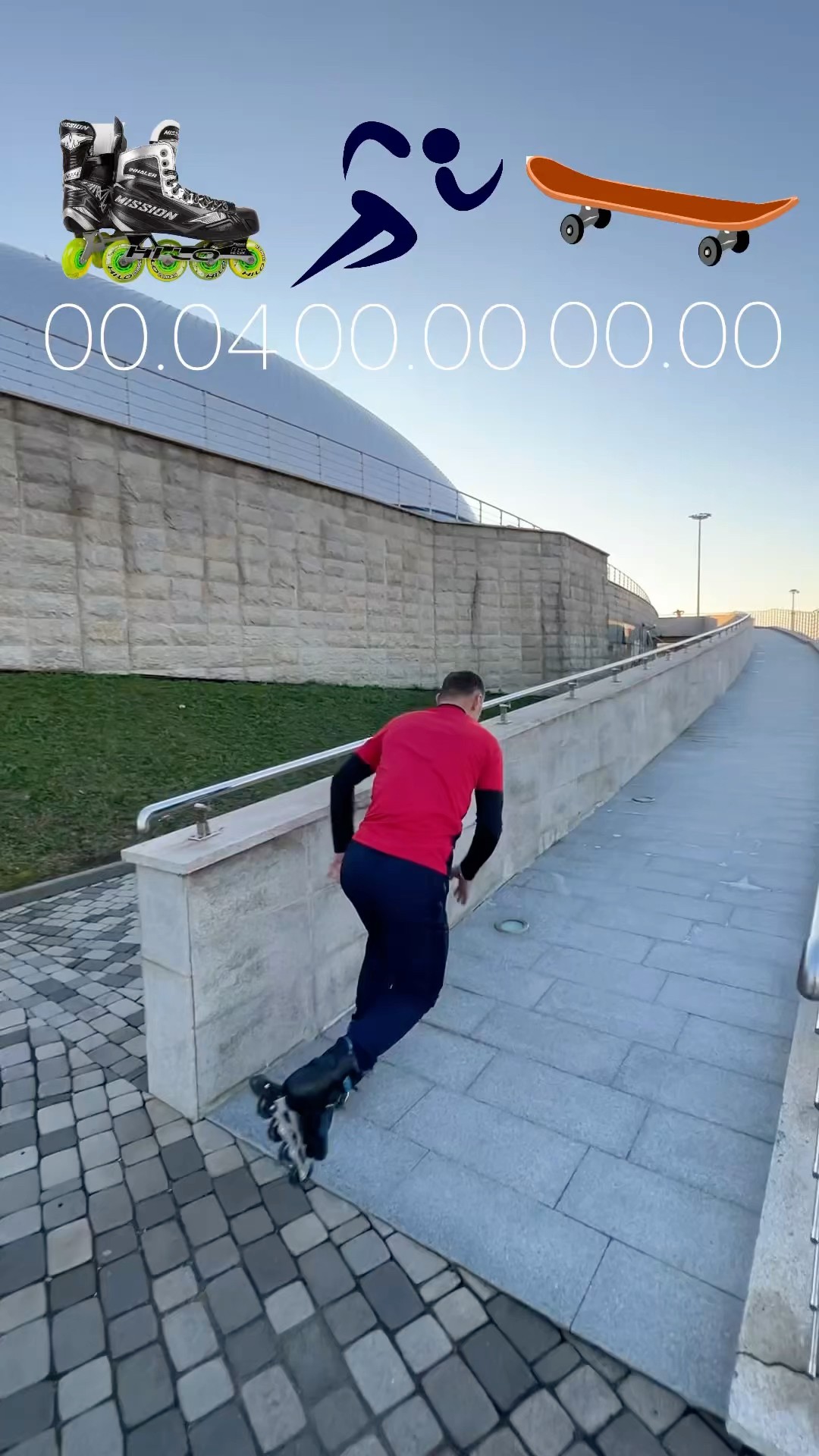 ❌???MOUNTAIN CHALLENGE: ROLLER \u0026 RUNNER \u0026 SKATER