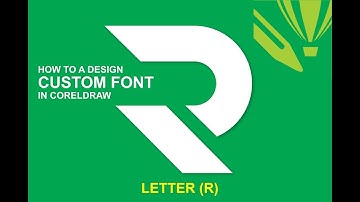 How to a make design custom font in coreldraw