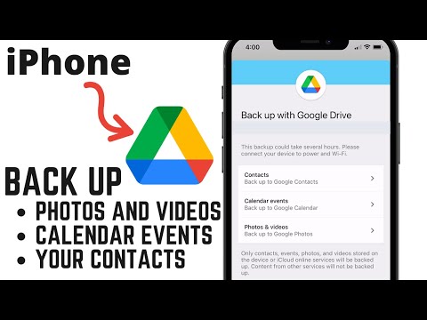 How to Back Up iPhone Data With Google Drive