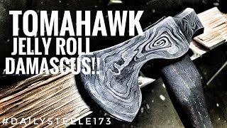 TOMAHAWK FROM JELLY-ROLL DAMASCUS!!!