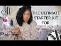 DRUGSTORE MAKEUP STARTER KIT FROM BEGINNING TO END ft. ALL e.l.f COSMETICS | Andrea Renee