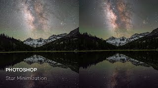 Star Minimization for a cleaner Milky Way Image Star Minimization for a cleaner Milky Way Image