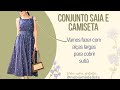 MOLDE DE CONJUNTO - JUNTOS PARECEM VESTIDO, SEPARADOS FORMAM 💯 LOOKS!
