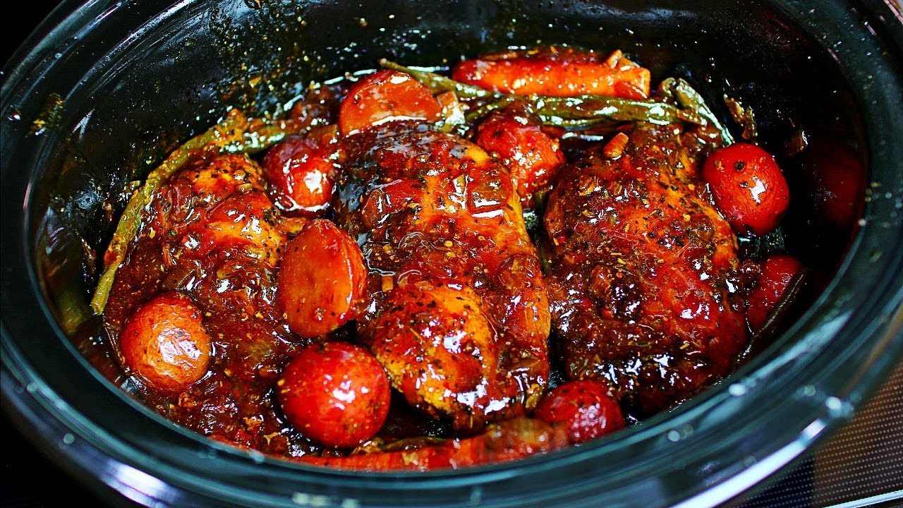 Crockpot Honey Garlic Chicken Recipe