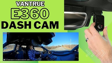 Vantrue E360 - 360 Degree Field of View Dash Camera - Install and Demo - 2024 Subaru Solterra