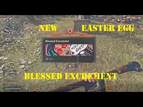 Holy Shit Calling Card Easter Egg Blessed Excrement 