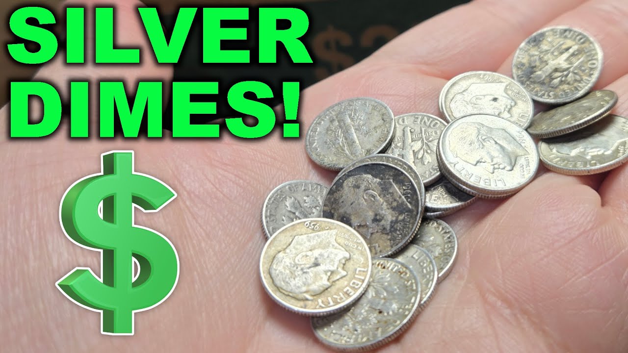 Серебряные десятицентовые монеты остаются популярными 🔥 (Поиск десятицентовых монет в рулонах) 🔥