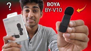 Boya BY-V10 Wireless Microphone Full Review - Buy OR Not ?