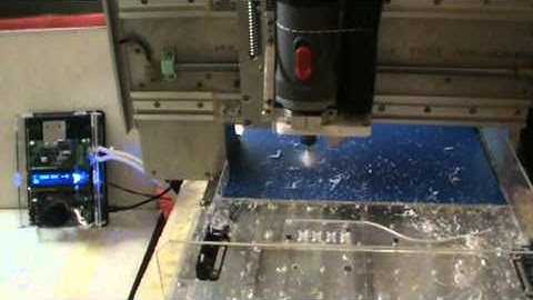 Super-PID drilling acrylic at 5000 RPM