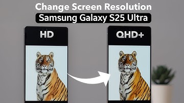 Hoe verander ik de schermresolutie van mijn Samsung S25 Ultra naar QHD+?