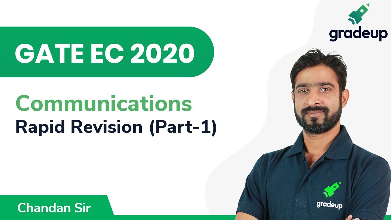 Rapid Revision | GATE EC 2020 | Communications | Part-1 | Gradeup