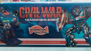 Civil War  Captain America Transform Robot Battery Operated for Sale screenshot 1