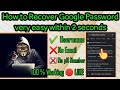 How to Recover Gmail account without phone number Or verified code || Gmail recovery account
