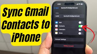 How to Sync Gmail Contacts to iPhone